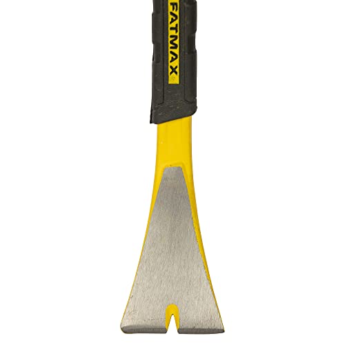 Stanley Fatmax Präzisionseisen (breite Schaufel, 25 cm Länge, sehr flache, abgeschrägte Klaue, geschmiedeter Karbonstahl) FMHT1-55009