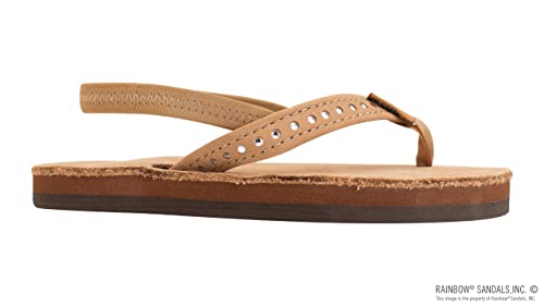 Rainbow Sandals Kid's Single Layer Premier Leather w/Narrow Crystal Strap4