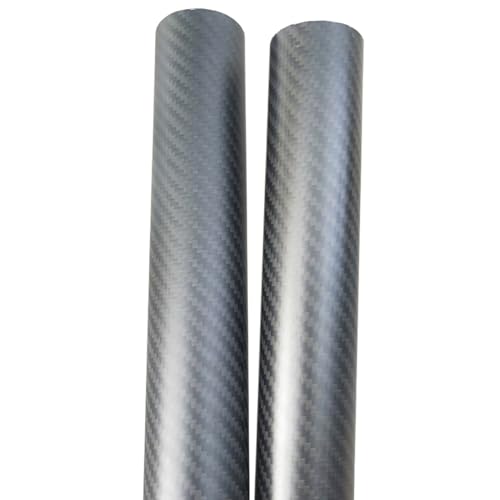 Tubo In Fibra Di Carbonio 3K, 2 Pezzi 500mm Lunghezza