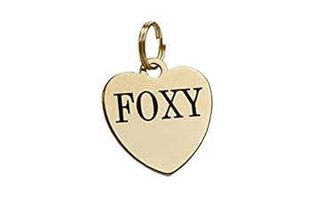 Banjara Hills Gold Dog and Cat Tag Customized Tag Name and Phone Number