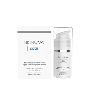 Skinuva® Next Generation Scar Cream – Advanced Scar Cream Formulated with Growth Factors (1 oz)