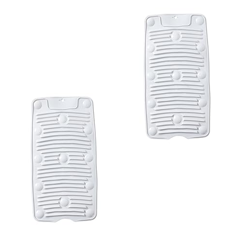 Beaupretty 2個 洗濯板 洗濯マット 吸盤式ランドリーマット 衣類たわし マニュアル服 洋服リンガー 洗濯物干しマット ポータブル 携帯用ランドリーマット 滑り止めランドリーマット 塩ビ