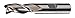 Putnam Style 113 93007 High Speed Steel Single End 3-Flute Center Cutting End Mill, 3/8" Diameter, Spiral Flute, Straight Shank with Flats, Bright Finish (Pack qty. 1)