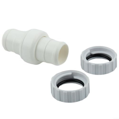 Jonikuper Kit de conexión de manguera de limpieza de piscina, giratorio 9-100-3002 y tuerca 9-100-3109, herramienta de mantenimiento de piscina de conexión rápida