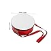 Parliky 1 Set Marching Snare Drum Red Drum with Strap Drumsticks for Preschool Musical Education and Teamwork Performances