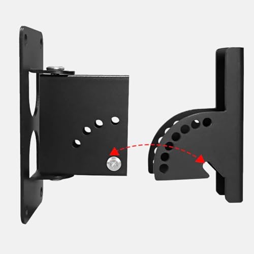 Support mural pour haut-parleur KTV réglage angle support plafond orientable - 5