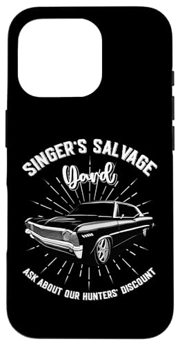 Singers Salvage Yard Hunters Discount Funny SPN Case for iPhone 16 Pro