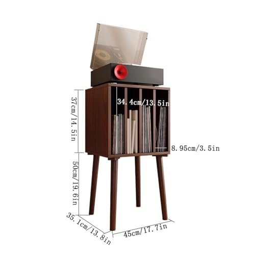 Mueble de madera para CD blanco y porta álbumes para salón 3