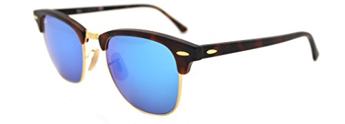 Ray-ban Authentic Clubmaster RB 3016 1145/17 Sand Havana / grey Mirror Blue 51mm3