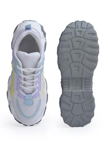 Image of JM LOOKS Women's Chunky Mesh Sneakers Casual Shoes Sporty, Stylish, and Built for All-Day Comfort