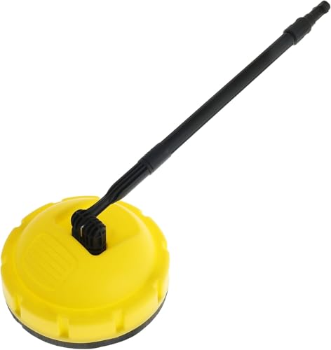 YUET limpiadora de Superficies, Accesorio Adecuado para para Kärcher K2 K3 K4 K5 K6 K7, para Parkside, para Lavor, para Spear & Jackson Hidrolimpiadoras, Accesorio limpiador de Patio