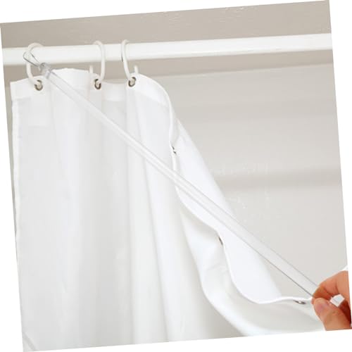 Asta per tendaggi in acrilico resistente da 43,2 cm e bacchetta inclinabile per finestra – Bastone apritenda per una facile tenda e accessorio perfetto per uso domestico