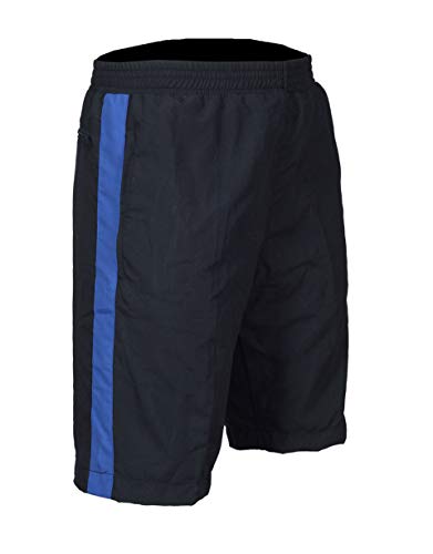 Sterling Sportsu00ae - Pantalones cortos de malla con forro de malla para hombre, natación, vacaciones, playa, verano, playa, gimnasio, fondos de una raya