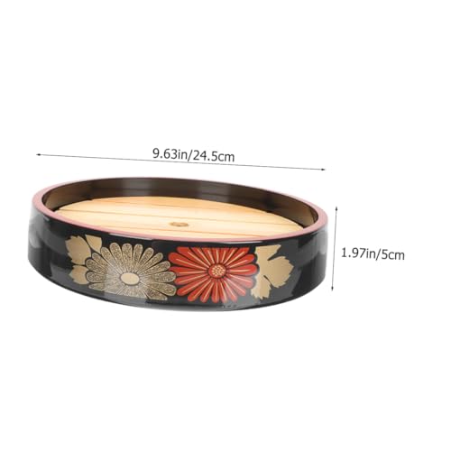 Plato redondo para sushi 24.5 cm reutilizable miniatura 2