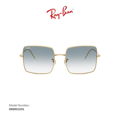 Image of Ray-Ban Sunglasses for Women - 0RBR0104S Square Reversed | Ray-Ban Sunglasses - Non-Polarized Lenses, Metal Frame Designer Sunglasses Womens