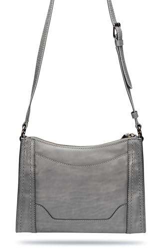 Image of Frye Women's Melissa Zip Crossbody Bag, Stylish Handbag with Adjustable Strap & Pockets