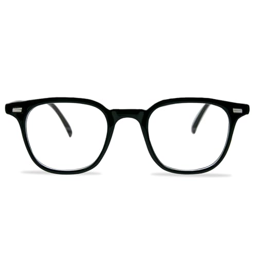 Image of LJCZKA Square Blue Light Blocking Glasses for Women Men Anti Headache and Eyestrain for Reading, Texting & Gaming