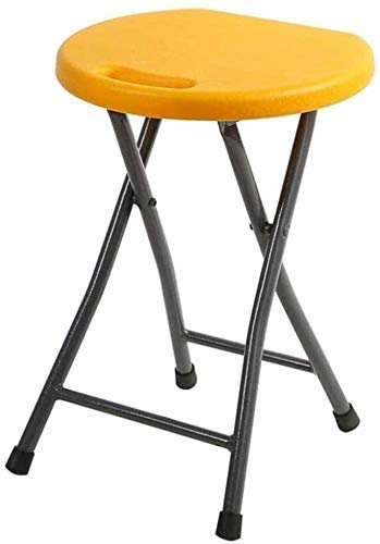 Chaise longue de jardin pliable jaune 46x33cm pour le camping et les petits espaces extérieurs