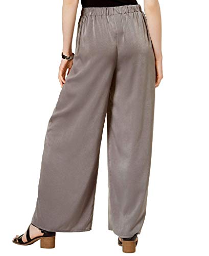 Bar III Pleated Wide-Leg Soft Pants (Hazy Taupe, S)2