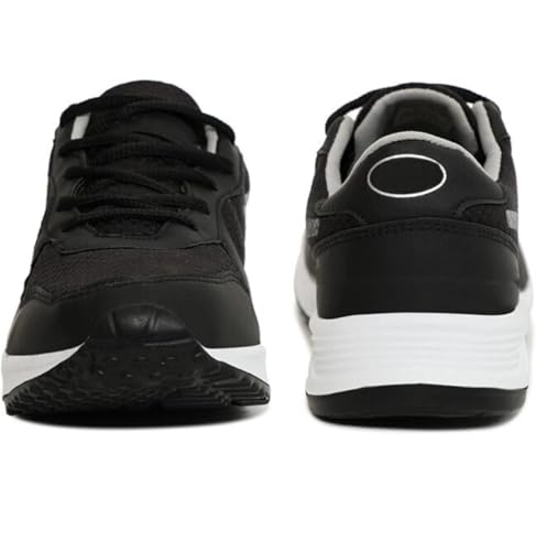 Sports-Shoes-with-Mesh-Upper-Lace-Up-Closure-25-cm-Outsole-Black