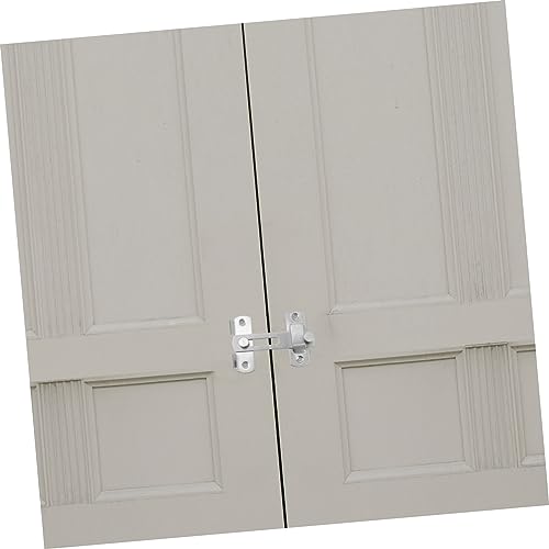 DOITOOL Fechadura De Porta Dobrável Com 4 Parafusos Grampos De Aço Inoxidável Travas De Portão Para