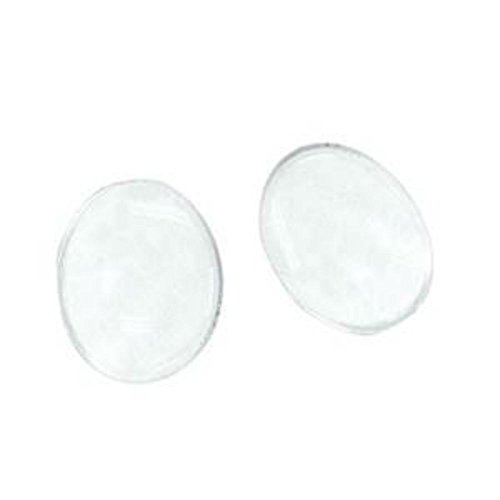 AKOAK 25 Pcs Oval Glass Dome Cabochons For Cameo Pendants 18 x 25mm