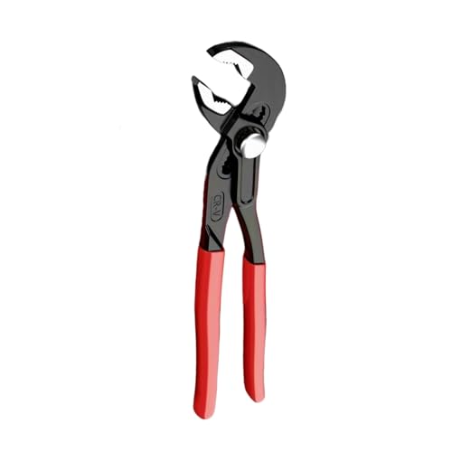 7-Inch Groove Joint Pliers - Upgraded 42mm Wide Opening Water Pump Pliers V-Jaw Channel Locks for Home & Industrial Repairs chrome vanadium steel