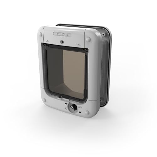 Gatera con microchip Cat Mate para regular el acceso de mascotas pequeñas 7