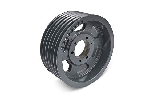 TB Woods 1406C Classical V-Belt Sheave, C Belt Section, 6 Grooves, F Bushing required, Cast Iron, 14.40