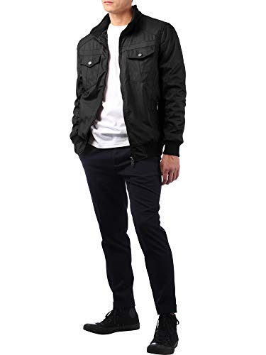 Hat and Beyond Mens Premium Faux Leather Jacket Motorcycle Rider Outerwear with Tactical Pockets2