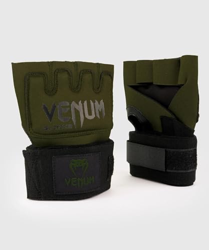 Venum VENUM-0181-200-L Gel Guante Venda, Adultos Unisex, Caqui/Negro, L