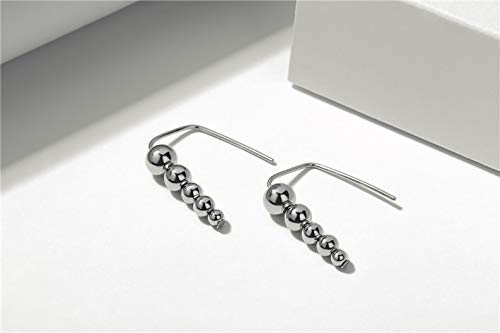 Boucles d'oreilles pendantes argent pour un mariage chic