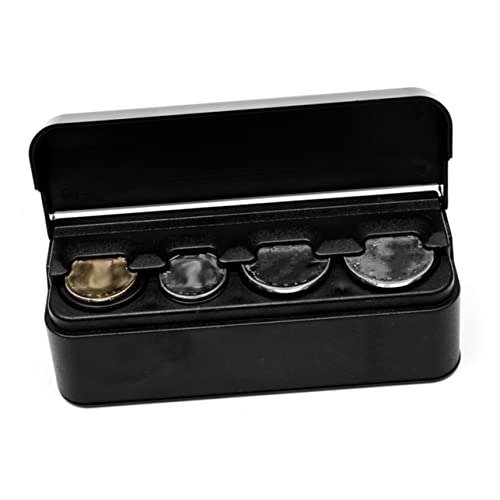 Caja organizadora para monedas negra miniatura 1
