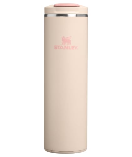 Image of STANLEY Transit FlipTop Mug | Leakproof Coffee Travel Cup | Vacuum Insulated Stainless Steel | Stays Hot or Cold for Hours | BPA-Free | 16 oz | Champagne