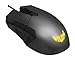 ASUS TUF M5 Mouse Gaming Ottico, 6200 DPI, Design Ergonomico ambidestro, Aura Sync RGB, Interruttori Omron