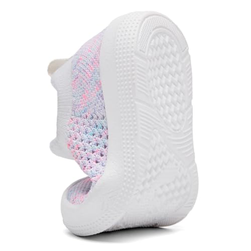 Image of Eashi Baby Boy Girl Non-Skid Indoor Infant Walking Shoes Breathable Warm Elastic Sock Shoes with Memory Sole Protect Toes Outdoor Sneakers