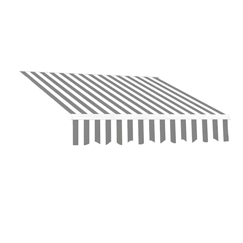 Repuesto de tela para toldo retráctil manual de 2 x 1,5 m en color rojo con protección UV