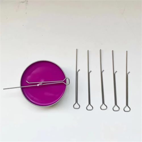 Portamechas para velas 100 unidades acero carbono miniatura 6