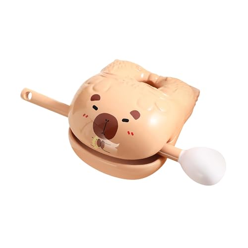 FABLOFT Capibara Wooden Fish Drum Decorative Tabletop Ornament for Desk...