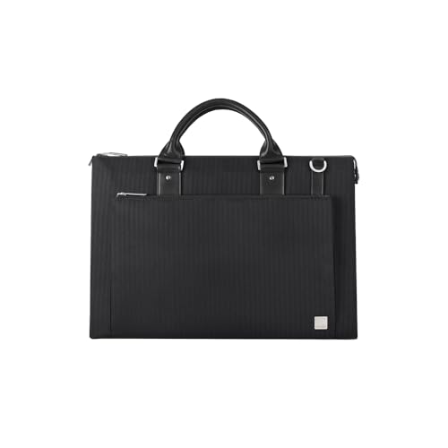 Moshi Urbana Briefcase Laptop Case, Messenger Bag with Shoulder Strap, for 13-16' Laptops, iPad, Camera, Tablets, Slate Black