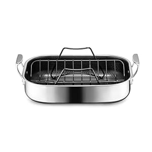 HexClad Hybrid-Bräter mit Antihaftbeschichtung