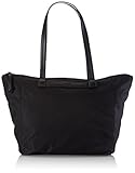 Schlüsselhalter, Tragegriff BREE Barcelona NYLON 9, black, zip tote 295900009 Damen Shopper 35x16x33 cm (B x H x T), Schwarz (black 900)