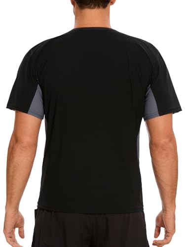 Men’s Sauna Shirt Sauna Sweat Suit Body Shaper Vest Top Compression T-Shirt Workout Gym3