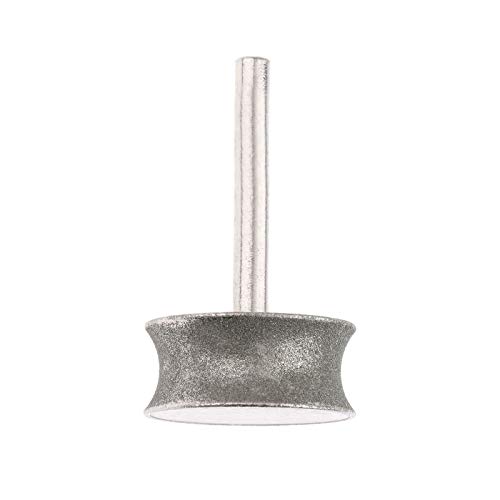 1 peça de ferramentas de entalhe de jade com cabeça de cilindro côncavo montada em diamante (areia f