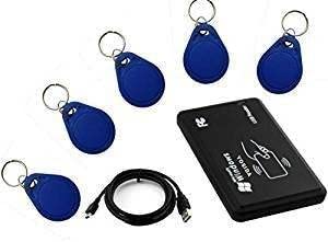 USB RFID 125 kHz T5577 czytnik kart programator/pisar/duplikator + 5 szt. breloczków