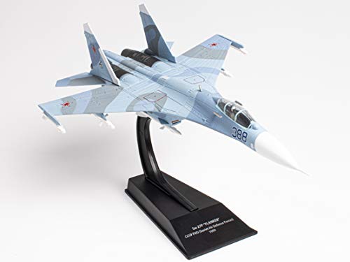Su-27P Flanker Avion de Combat Militaire 1/100 Maquette Métal Collection Aviation CP10