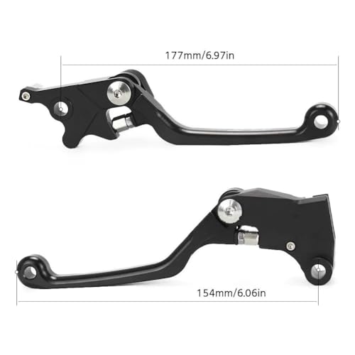 Levier frein embrayage KLR 650 pivotant pour éviter la casse - 3