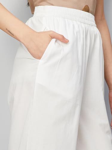 Image of Max Women High Rise Regular Fit Trousers Pants
