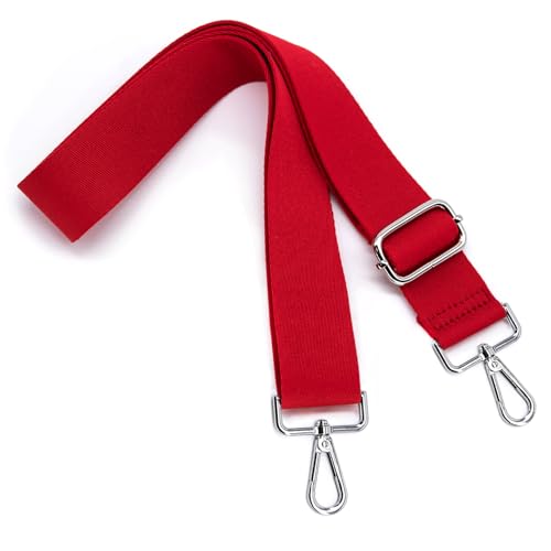 Image of S&loyoe Thickened Solid Color Purse Straps Replacement Crossbody Bag Strap Adjustable Wide Guitar Straps for Handbags 1.5inch