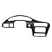 Coverlay 18-727IC-BLK Instrument Panel (Bezel) Cover 00-05 Chevy Cavalier Black